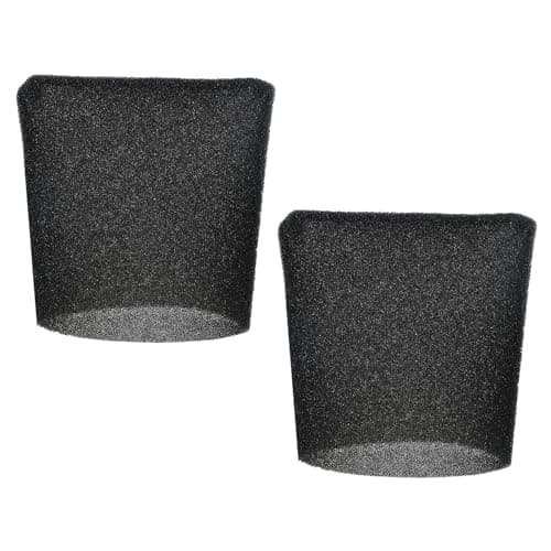 Image of SPARES2GO Foam Filter Sleeve compatible with Wickes 20L 215735 288557 1250W Wet & Dry Vacuum Cleaner (22cm, Pack of 2)