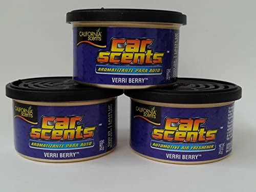 Image of California car scents verri berry air freshener pack of 3