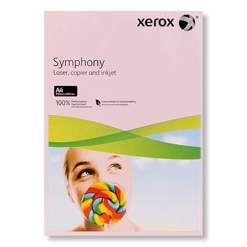 Image of Xerox Symphony Coloured Paper Multifunctional Ream-Wrapped 80gsm A4 Mid Lilac Ref 3R93969 [500 Sheets], packaging may vary