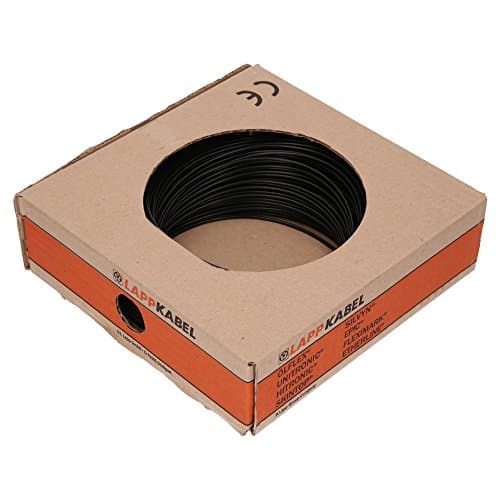 Image of Lapp 4510011 H05V-K 1X0.5 Black PVC Core Cable