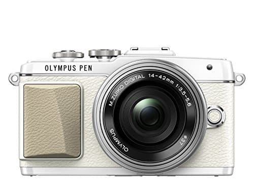 Image of Olympus PEN E-PL7 Interchangeable Lens Camera - White (16.1MP, M.Zuiko Digital ED 14-42mm 1:3.5-5.6 EZ Pancake Lens) 3.0 inch Touchscreen LCD