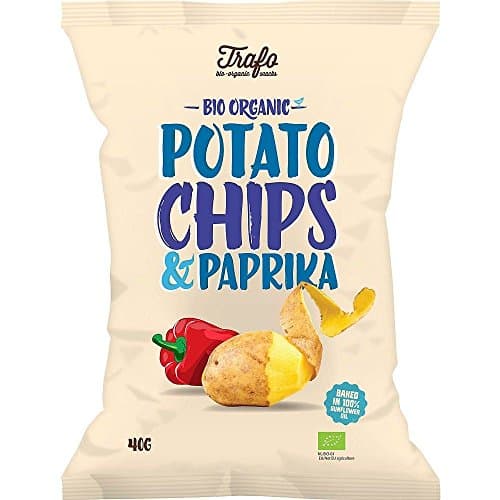 Image of Trafo Organic Chips Paprika 40g (Pack of 15)