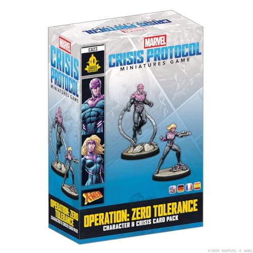 Image of Asmodee | Marvel: Crisis Protocol - Operation: Zero Tolerance Crisis Card Pack | Miniatures Game | Ages 14+ | 2 Players | 90 Minutes Playing Time