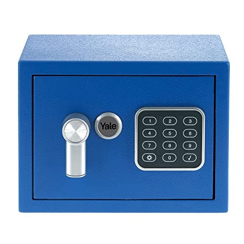 Image of Yale - Electronic Safe Mini Blue - Standard Security - YSV/170/DB2/B