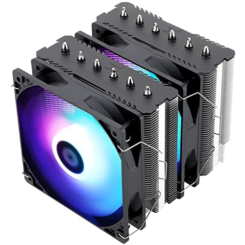 Image of Thermalright Peerless Assassin 120 SE ARGB CPU Air Cooler, 6 Heat Pipes CPU Cooler, Dual 120mm TL-C12C-S PWM Fan, Aluminium Heatsink Cover, for AM4 /AM5/Intel 1851/1150/1151/1200/1700