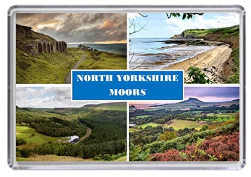 Image of North Yorkshire Moors United Kingdom England Souvenir Acrylic Fridge Magnet (Standard: 70x45mm)