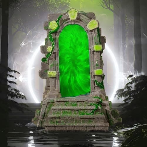 Image of Wowagoga Glowing Portal,Resin Light Up Prop for Tabletop War Games, Dungeons & Dragons and War Games, Fantasy Style