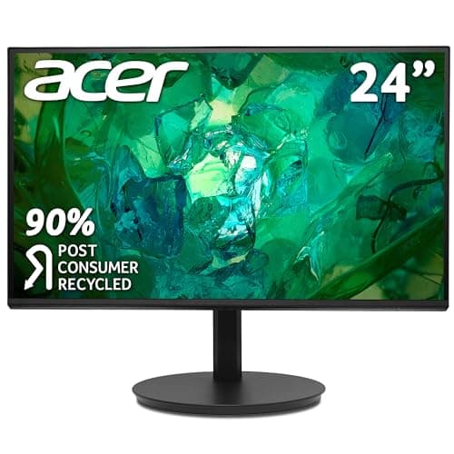 Image of acer Vero CB242YG 24 inch Full HD (1920 x 1080) Monitor - 120Hz, 1ms, IPS Panel, Adaptive Sync, 99% sRGB, HDMI, VGA