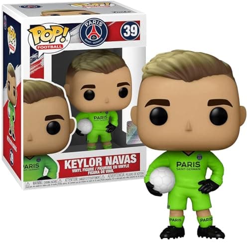 Image of Funko POP! Football: PSG - Keylor Navas - Paris Saint-Germain - Collectable Vinyl Figure - Gift Idea - Official Merchandise - Toys for Kids & Adults - Sports Fans - Model Figure for Collectors