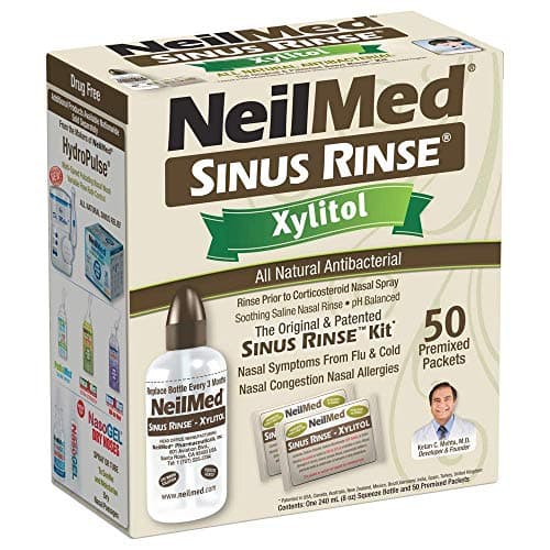 Image of NeilMed Sinus Rinse Kit with Xylitol, 50 Count (Pack of 1)