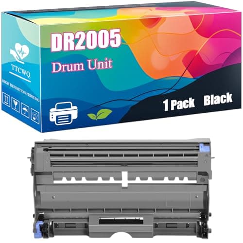 Image of DR2005 Drum Unit Compatible for Brother HL-2035 HL-2037 HL-2037E Printers, with Chip, High Yield 12000 Pages, Clear Printing (Black)