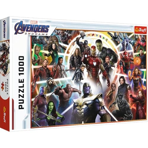 Image of Trefl - Marvel Avengers Endgame - 1000 Piece Jigsaw Puzzles for Adults & Children Aged 12+ Avengers Puzzle
