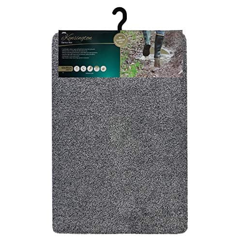 Image of JVL Kensington Barrier Door Mat, Grey, 60 x 90 cm, Large, 01-514
