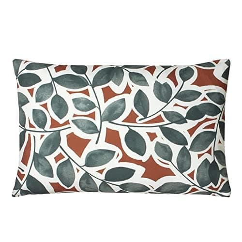 Image of Paoletti Willow Cushion Cover, Brick, 35 x 50cm