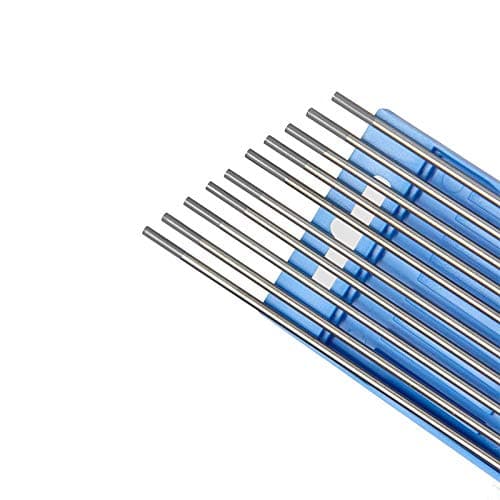 Image of TIG Tungsten Electrodes, 10pcs WC20(Grey) Cerium Tungsten Welding Rods with 2% Cerium for Carbon Steel and Stainless Steel, 175 x 1.6mm