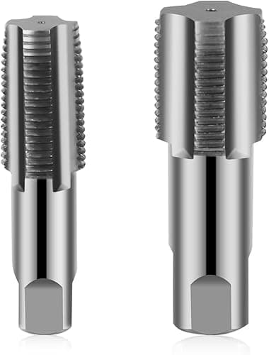Image of 2-Piece BSP Pipe Taper Drill Set - 1/2" & 3/4" Internal, External Thread Machine, Single Taper