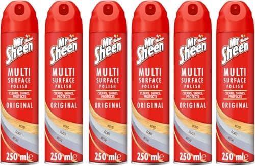 Image of Mr Sheen (ORIGINAL) -Multi-Surface Polish- Aerosol, 250ml (PACK OF 6)
