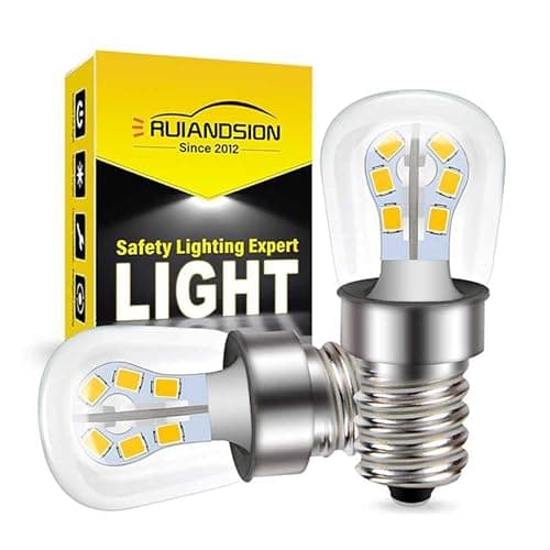 Image of Ruiandsion E14 LED Light Bulbs Low Voltage AC DC 24V 2W Edison Screw Base LED Energy Saving Warm White Bulbs for Truck Solar Power Lamp,Pack of 2