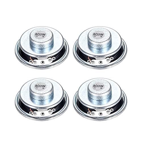 Image of sourcing map 3W 8 Ohm DIY Speaker 50mm Round Shape Replacement Loudspeaker 4pcs