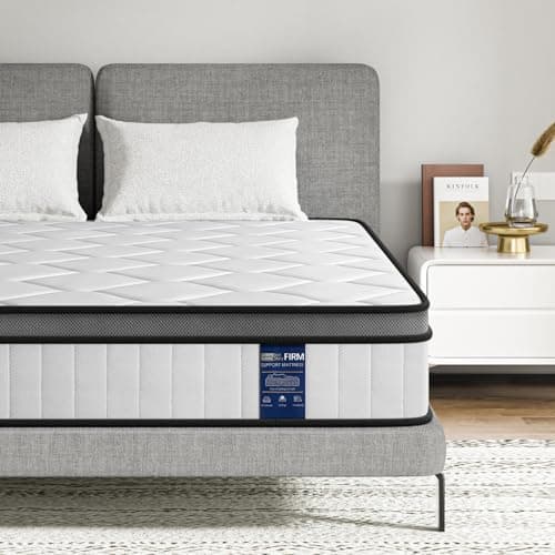 Image of BedStory King Mattress 150x200cm – 22cm Pocket Sprung Mattress for Pressure Relief & Comfort Sleep