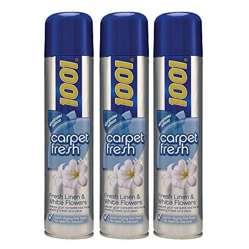 Image of 3X 1001 Carpet Fresh Freshener for Carpets and Rugs 300ml Spray