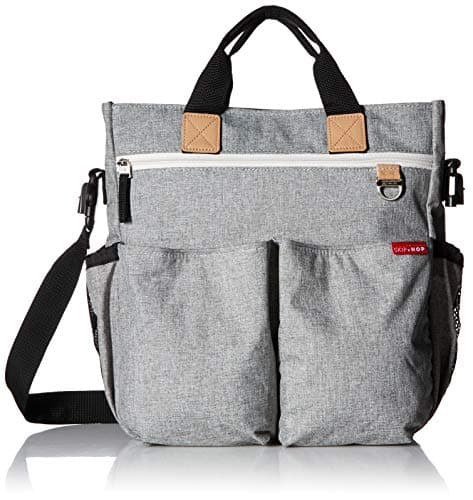 Image of Skip Hop Duo Signature Tote Bag, Grey Melange