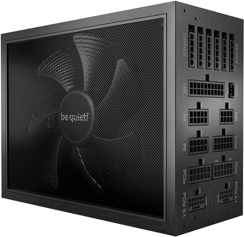 Image of be quiet! Dark Power Pro 13 1600W, ATX 3.0, 80 PLUS® Titanium, digital regulation, virtually inaudible Silent Wings fan, PCIe 5.0 and PCIe 6+2 graphics cards, 2x 12VHPWR cable included, modular cables