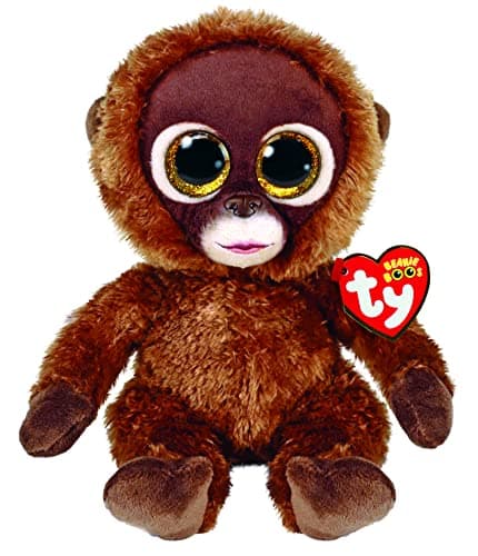 Image of TY Chessie Monkey Beanie Boos Regular | Beanie Baby Soft Plush Toy | Collectible Cuddly Stuffed Teddy