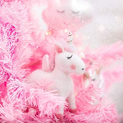 Image of Sass & Belle Rainbow Unicorn Felt Standing Decoration