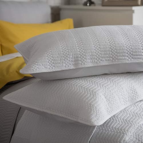 Image of Belledorm Stratford Continental Pillowcase (One Size) (Grey)