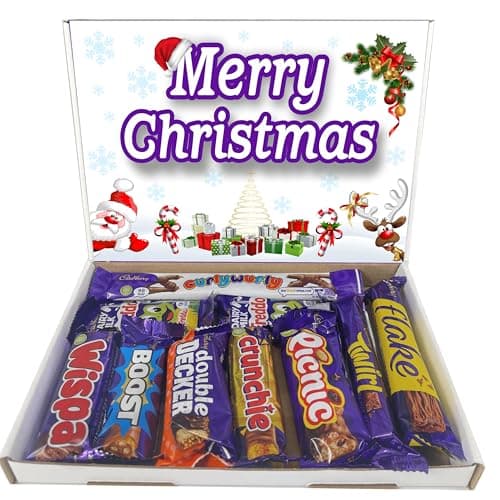 Image of Christmas Chocolate Gift - Letterbox Gift Bouquet Hamper Box (Compatible with CADBURY MIX)