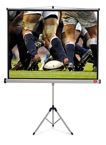 Image of Nobo 1902397W Tripod Projection Screen Home Theatre/Home/Cinema, 16:10 Screen Format - 2000 x 1310 mm