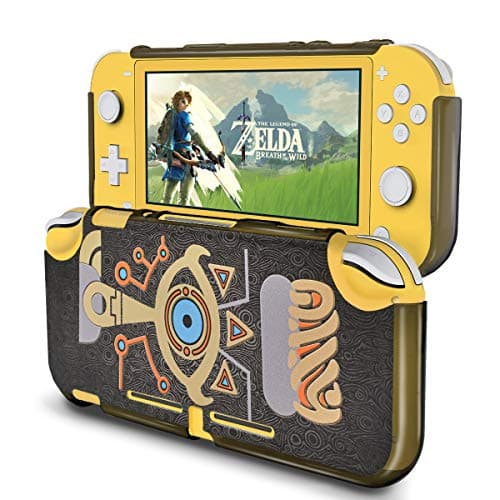 Image of DLseego Protective Case for Switch Lite of Zelda Breath of The Wild,Hard PC Shock-Absorption and Anti-Scratch Design, Acessories for Switch Lite-Grey