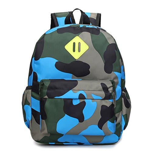 Image of Estwell Boys Girls Backpack Primary Student School Bag Children Camouflage Shoulder Rucksack Travel Sports Daypack