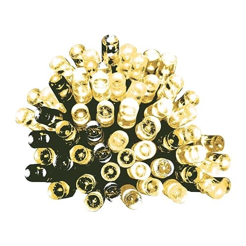 Image of The Christmas Workshop 70330 Warm White Christmas Lights / 100 LED Christmas Tree Lights / 9.9 Metres Long/Battery Operated/Indoor Or Outdoor Christmas Decorations / 8 Light Modes