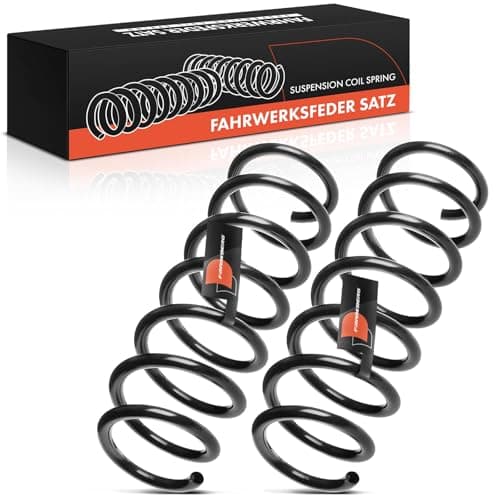 Image of Frankberg 2x Coil Spring Front axle Compatible with 5 Series F10 F11 520 523 525 528 530 535 Saloon Estate car 2009-2016 Replace# 31336794636