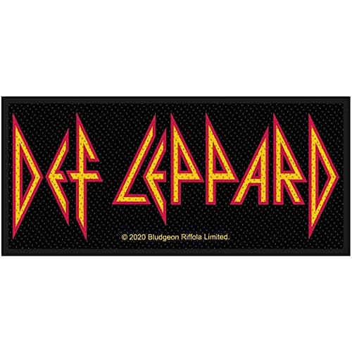 Image of Razamataz Def Leppard - Logo Patch 10cm x 5cm Red