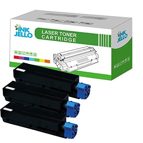 Image of InkJello Compatible Toner Cartridge Replacement for Oki B412 B432 B512 MB472 MB492 MB562 (Black, 3-Pack)