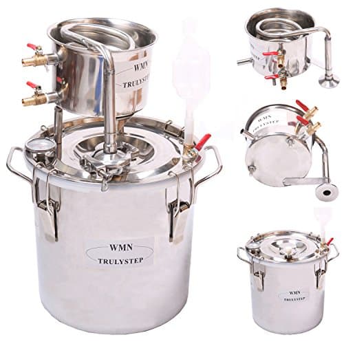 Image of Fayelong DIY New 5 Gal 20 litres Home Alcohol Wine Moonshine Still Ethanol Stainless Boiler Water Brewing Distiller Kit