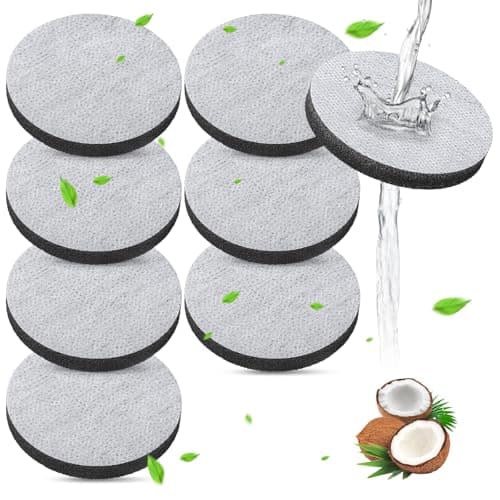Image of 8 PCS Water Bottle Filter Discs Compatible with Brita Fill & Go Water Filter Bottles Carafes, Water Filter Discs Reduces PFAS, Chlorine, Microparticles, Other Impurities in Drinking Water