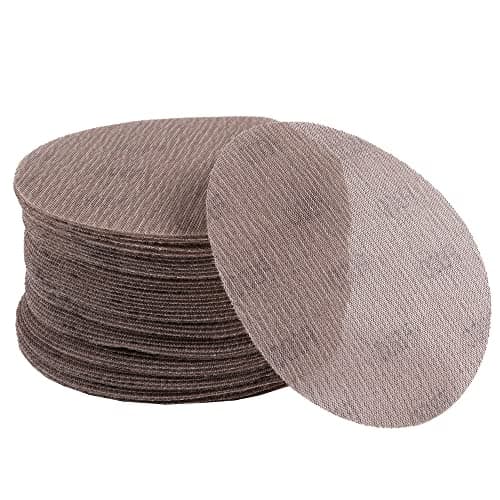 Image of UPWOOD 50PCS 150mm 6 Inch Mesh Sanding Discs 500 Grit Hook & Loop, Dust Free Anti-Blocking Net Sandpaper Sheets for Car Body, Wood, Metal, Plastic, Paint, Adapts to All 150 mm Sander Grinder Polisher