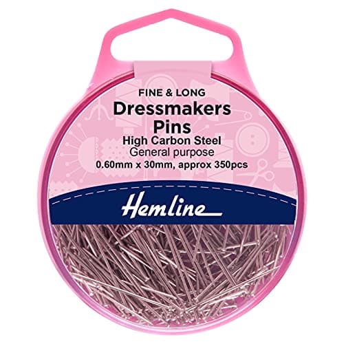 Image of Hemline Dressmakers Fine Long Pins 30mm, pk of 25g