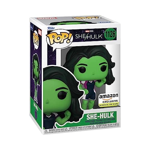 Image of Funko POP! Vinyl: Marvel: She-Hulk - Amazon Exclusive - Collectable Vinyl Figure - Gift Idea - Official Merchandise - Toys for Kids & Adults - TV Fans - Model Figure for Collectors and Display