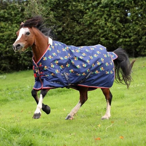 Image of Shires Winnie & Me Lite Turnout Rug - Navy Blue 4ft6
