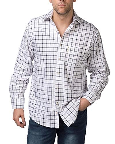 Image of Rydale Mens Country Check Shirts (XL, Market Day Light Brown)