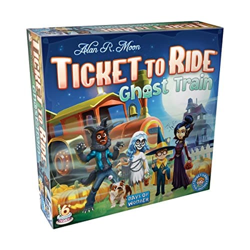 Image of Days of Wonder Ticket to Ride - Ghost Train (First Journey) Board Game Ages 6+ 2-4 Players 15-30 Minutes Playing Time, DOW720035