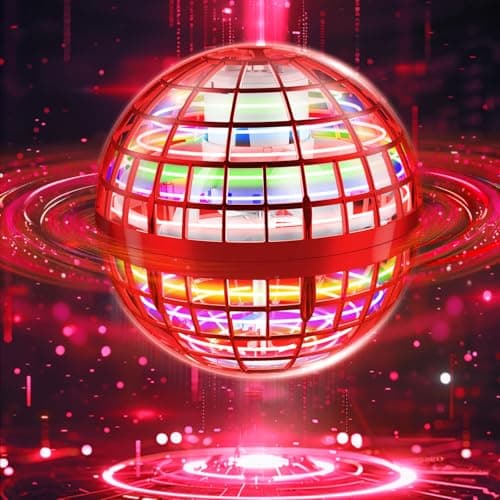 Image of Flying Orb Ball 2026, Hover Ball Pro, Hand Controller Mini Drone, Toys for 6 7 8 9 10 11 12 Boys Girls Kids, RGB Magic Globe Boomerang Orbi Ball, Cool Stuff Birthday Gifts Christmas Stocking Fillers