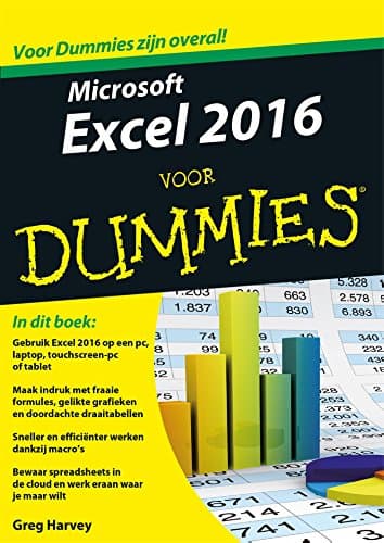 Image of Microsoft Excel 2016 voor Dummies (Dutch Edition)