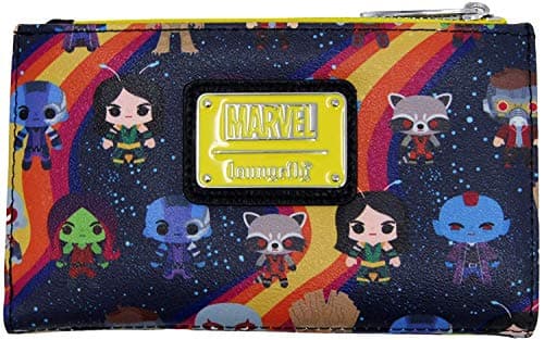 Image of Loungefly x Marvel Guardians of The Galaxy Chibi AOP Purse
