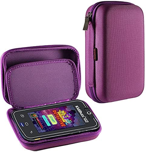 Image of Navitech Purple Travel Hard Case Compatible With The Vtech KidiCom Advance 3.0